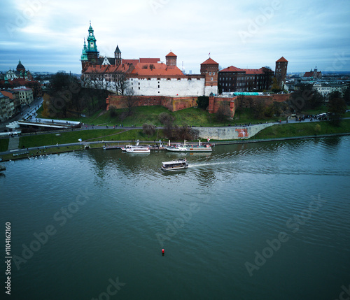 Wawel castle in Krakow Poland photo