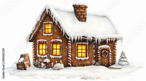 Festive gingerbread house crafting event winter wonderland cookie art cozy atmosphere