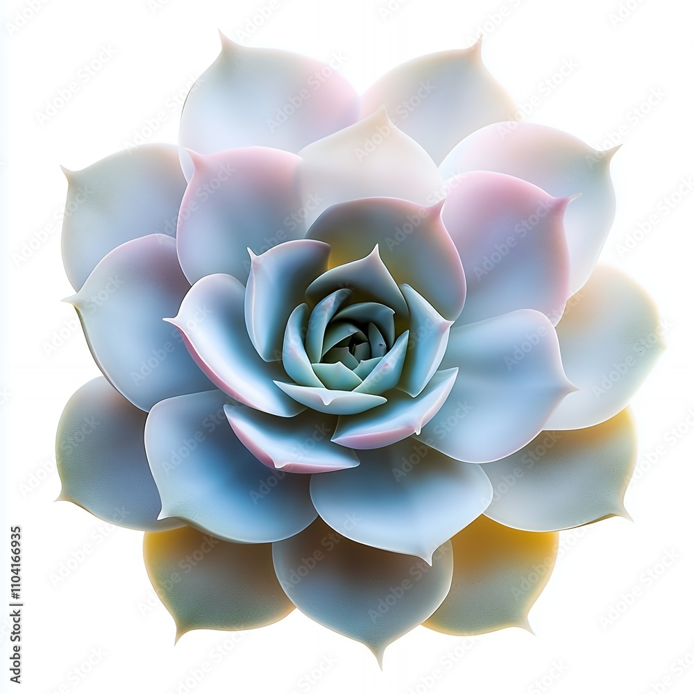A beautifully designed succulent plant with soft pastel colors and intricate petal details. A beautifully designed succulent plant with soft pastel colors and intricate petal details.
