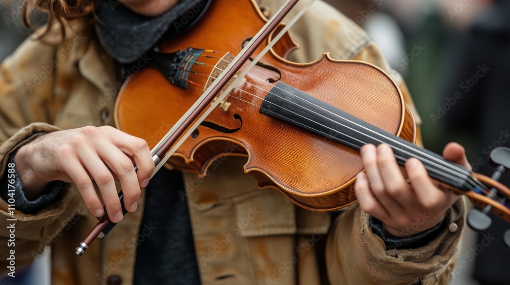 musical violin close details focus hands hands out playing musical violin close details focus hands hands out playing