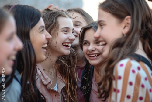 Group of friends standing side by side, possibly at an event or celebration