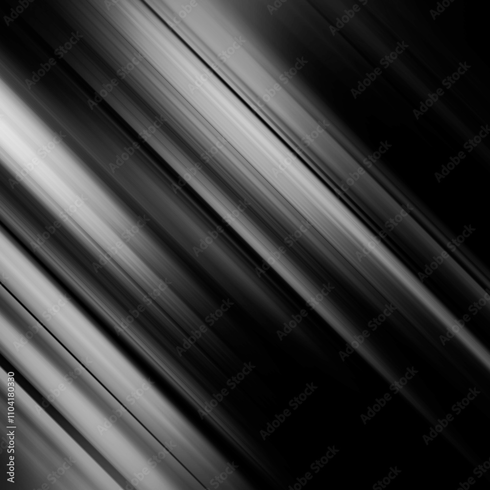 Fototapeta premium Black and white stripe abstract background. Motion lines effect. Grayscale fiber texture backdrop and banner. Monochrome gradient pattern and textured wallpaper.