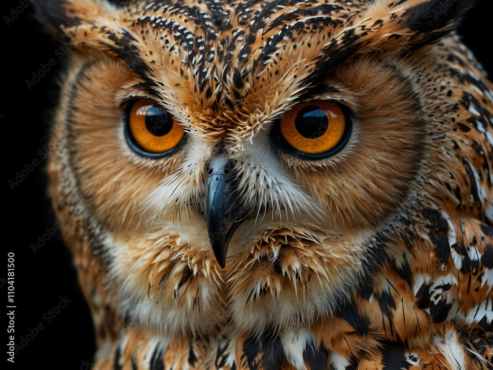 Obraz premium AI-generated image of an owl.