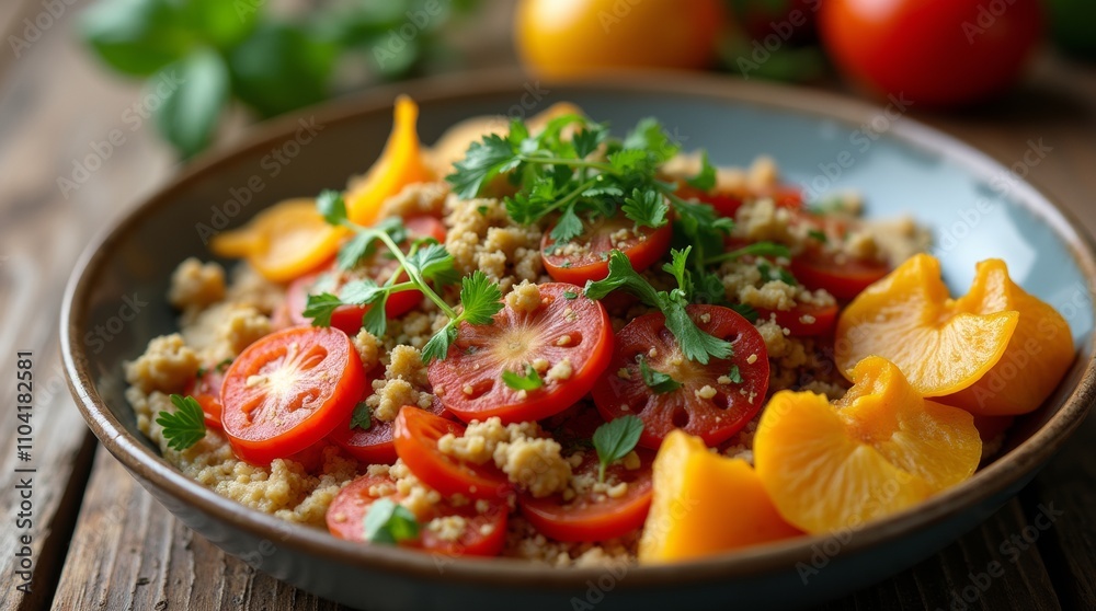 Colorful array of Paleo-friendly foods including fresh vegetables, fruits, and lean meats Colorful array of Paleo-friendly foods including fresh vegetables, fruits, and lean meats