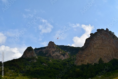 landscape with sky and clouds