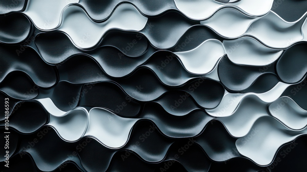 Abstract wavy pattern in shades of gray, creating a dynamic visual texture. Abstract wavy pattern in shades of gray, creating a dynamic visual texture.