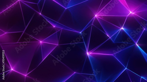 Modern Dark Metallic Background with Violet Lighting