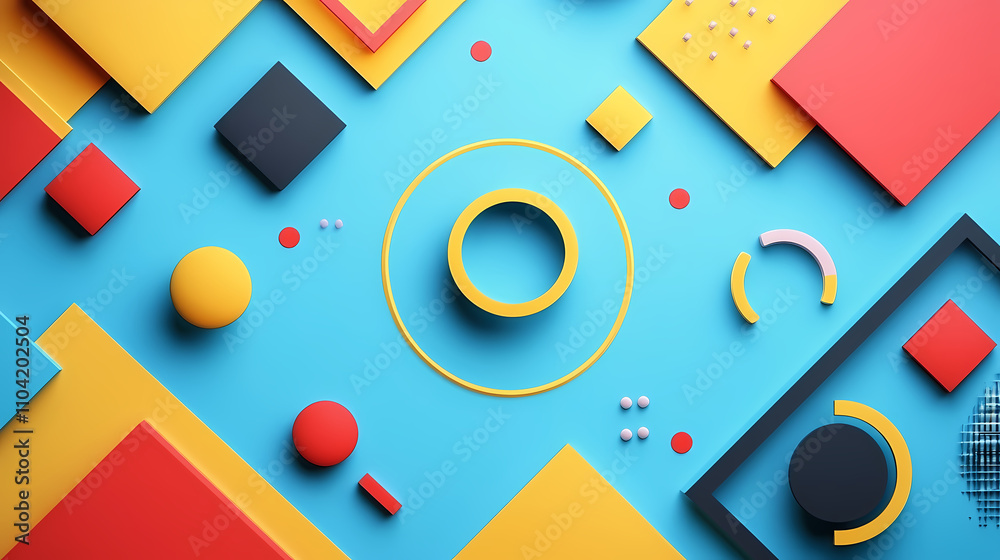 Abstract colorful geometric shapes background. Geometric. Illustration Abstract colorful geometric shapes background. Geometric. Illustration