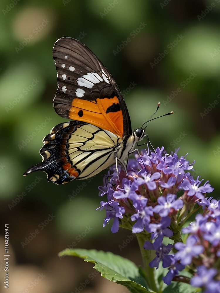 Another butterfly flapping its wings. Another butterfly flapping its wings.