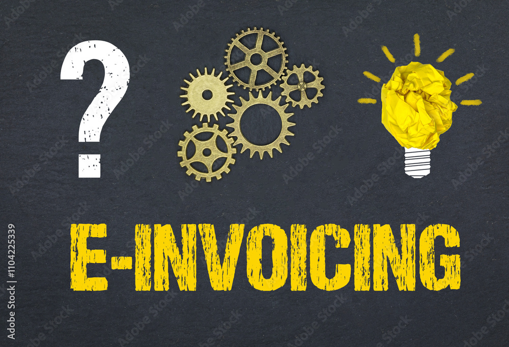 Obraz premium E-Invoicing