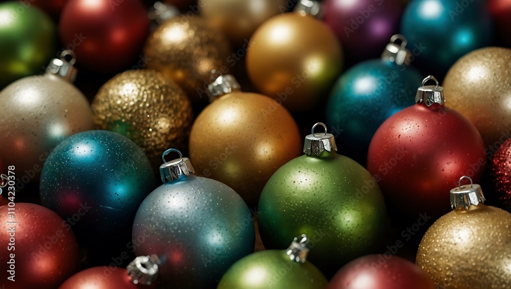 Assorted Christmas ornaments. Assorted Christmas ornaments.