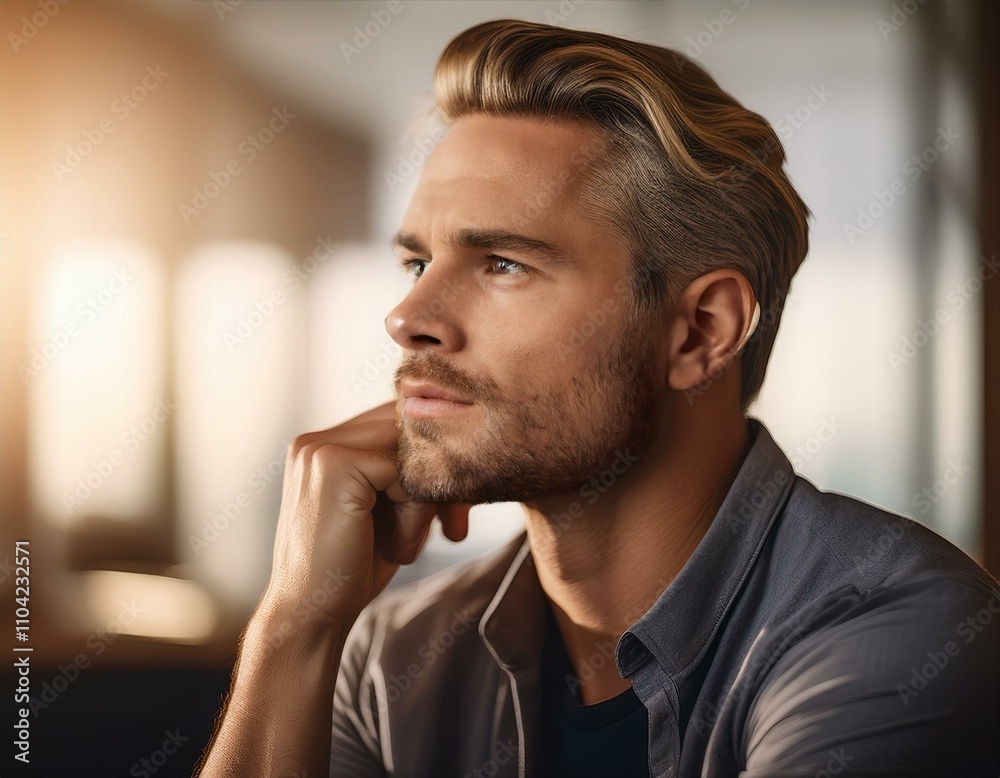 thoughtful man thoughtful man