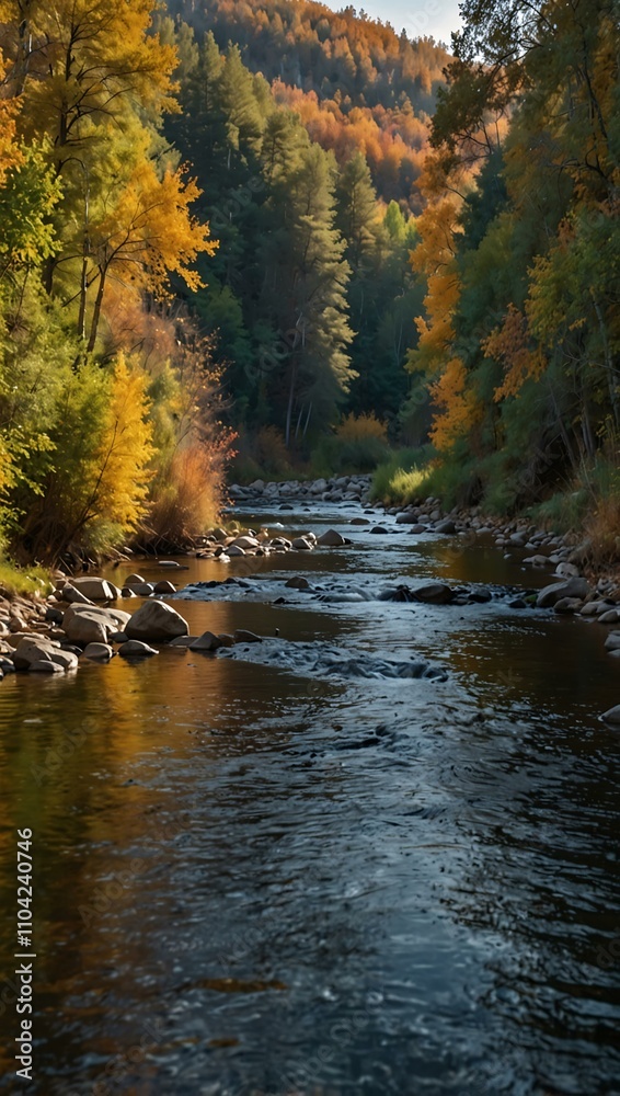 Autumn landscape of the River Serga in Bazhukovo, Russia. Autumn landscape of the River Serga in Bazhukovo, Russia.