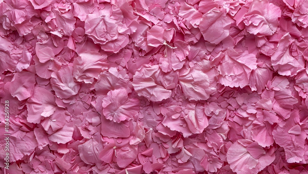 Fototapeta premium A delightful collection of light pink petals, creating a soft and romantic backdrop.