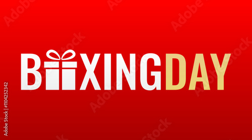 Boxing Day Modern Creative Sale banner 