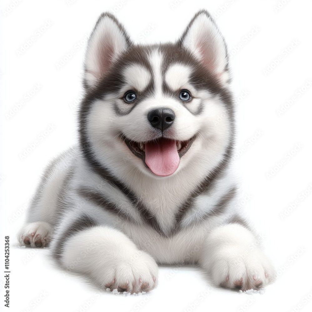3D rendering a charming puppy enjoying a snowy winter day. Perfect for seasonal marketing, greeting cards, or pet-themed designs. 3D rendering a charming puppy enjoying a snowy winter day. Perfect for seasonal marketing, greeting cards, or pet-themed designs.