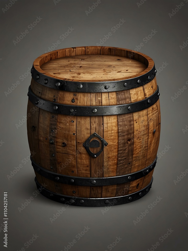 Fototapeta premium Barrel icon.