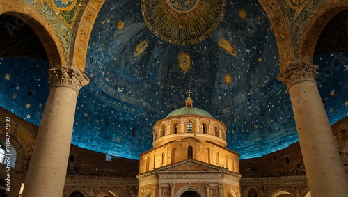 Basilica of San Vitale in Ravenna, Italy.