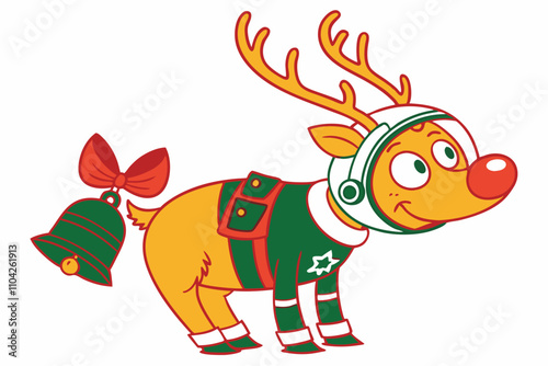 Funny Christmas Car Vroom the Reindeer Tree Hilarious Holiday Ride
