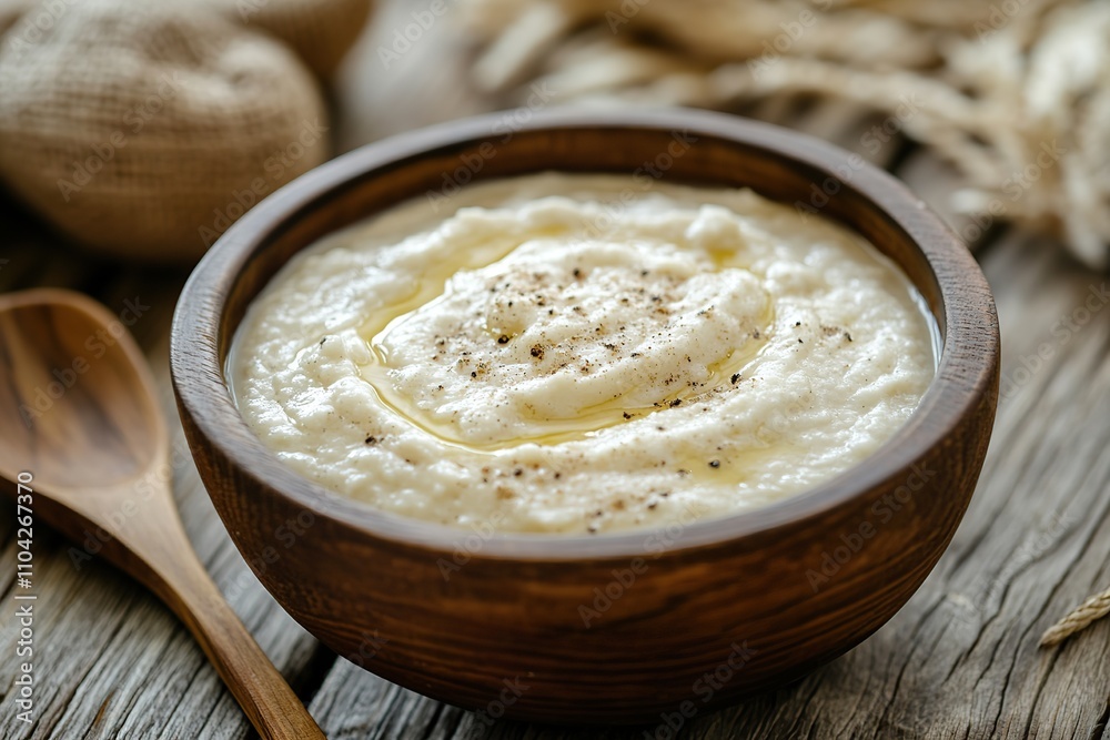 Pumpkin soup with cream and seeds Pumpkin soup with cream and seeds