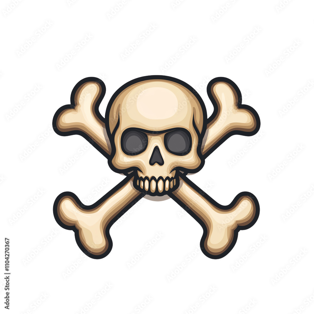 A symbol of danger and mortality. PNG A symbol of danger and mortality. PNG