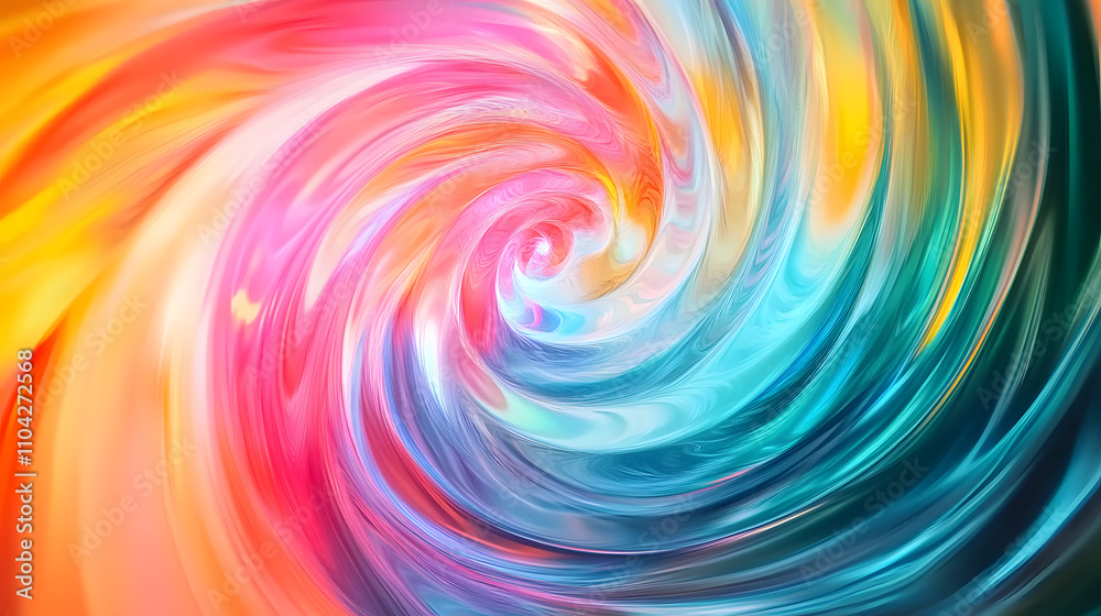 Colorful abstract swirl with vibrant hues and dynamic motion. Colorful abstract swirl with vibrant hues and dynamic motion.