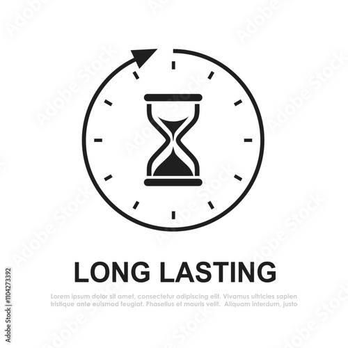 Long lasting effect web icon