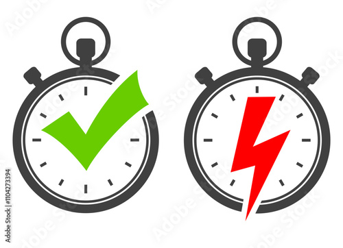 Fast action vector icon