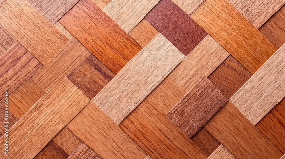 Herringbone wood texture in warm brown tones, parquet flooring pattern with natural timber grain, handcrafted hardwood design, seamless background, rustic decor material.
Herringbone wood texture in warm brown tones, parquet flooring pattern with natural timber grain, handcrafted hardwood design, seamless background, rustic decor material.