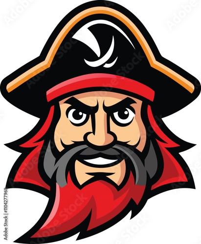 pirate head mascot