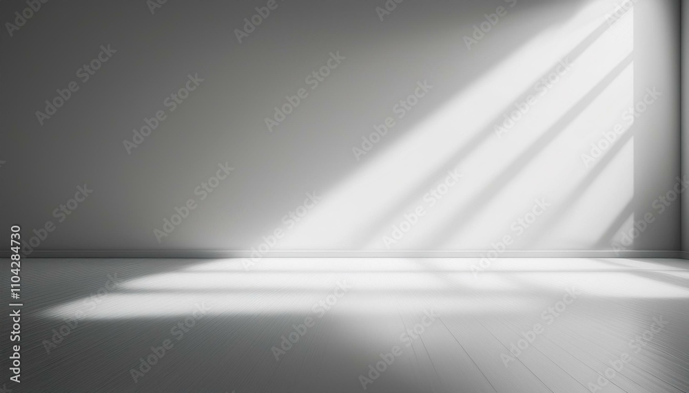 abstract white studio background with shadows of window empty 3d room display product with blurred backdrop abstract white studio background with shadows of window empty 3d room display product with blurred backdrop