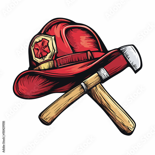 Professional Fire Department Cap Equipment for Firefighters