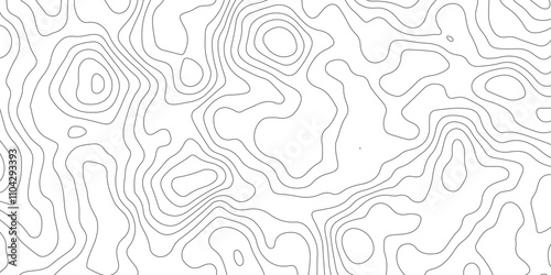 White paper curve reliefs abstract background. Abstract Topography contours map background. Pattern and Geography grid map design.