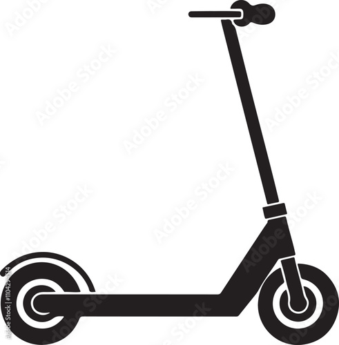 A Simple Electric Scooter Illustration
