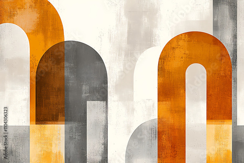 Contemporary Arches in Warm and Cool Tones
