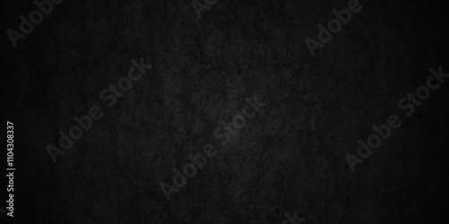 Abstract Dark Black texture chalk board and black board background. stone concrete texture grunge backdrop background anthracite panorama. Panorama dark grey black slate background or texture.