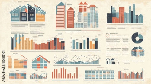 Real Estate Market Infographic: A Visual Overview of Housing Trends and Statistics