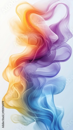 Abstract Flowing Colors: A Visual Symphony of Dynamic Color Blends