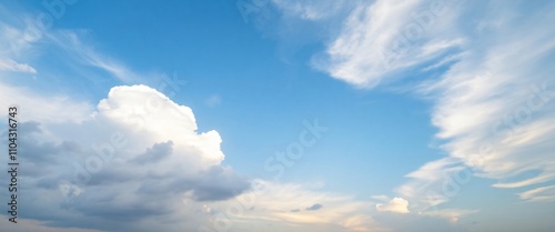 clouds in the sky on a nice background