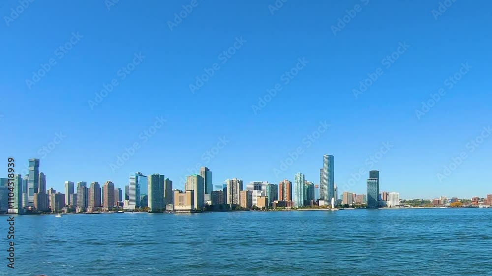 Manhattan skyline on a sunny day. New York City, USA Manhattan skyline on a sunny day. New York City, USA