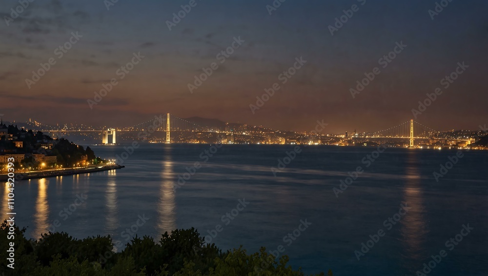 Bosphorus view with Kiz Kulesi from Istanbul’s Uskudar coast. Bosphorus view with Kiz Kulesi from Istanbul’s Uskudar coast.