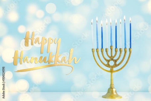 Greeting card for Hanukkah ...