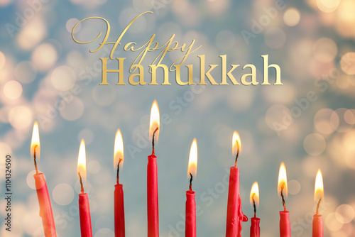 Burning candles for Hanukka...