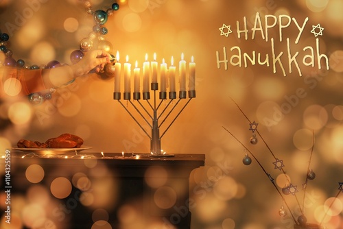 Greeting card for Hanukkah ...