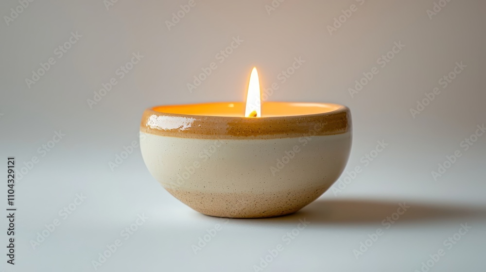 a white and yellow candle sitting atop a white table The candle is lit, casting a warm glow on the surrounding area a white and yellow candle sitting atop a white table The candle is lit, casting a warm glow on the surrounding area