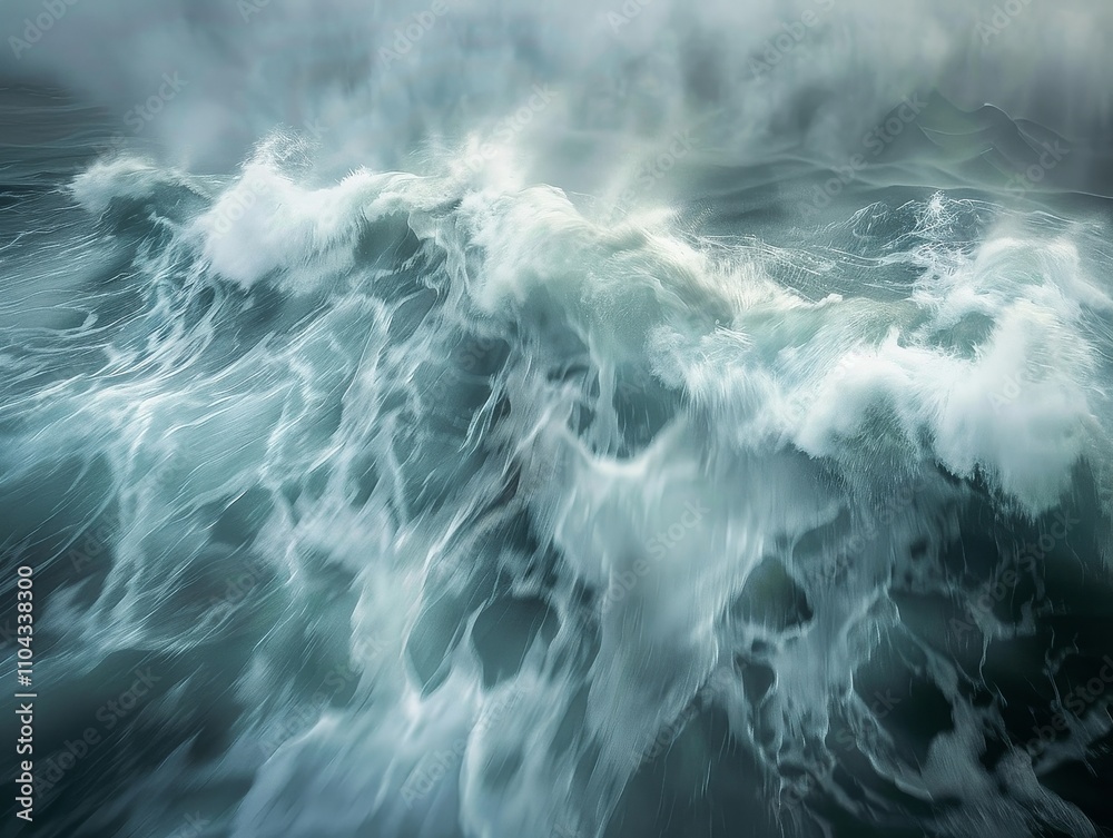 Mesmerizing Blur: Long Exposure of Ocean Waves Mesmerizing Blur: Long Exposure of Ocean Waves