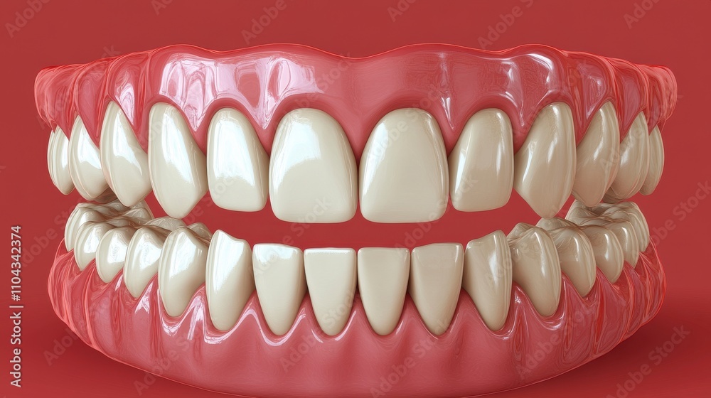Detailed 3D Model of Human Teeth and Gums - A Comprehensive Visual Aid for Dental Education and Health Awareness Detailed 3D Model of Human Teeth and Gums - A Comprehensive Visual Aid for Dental Education and Health Awareness