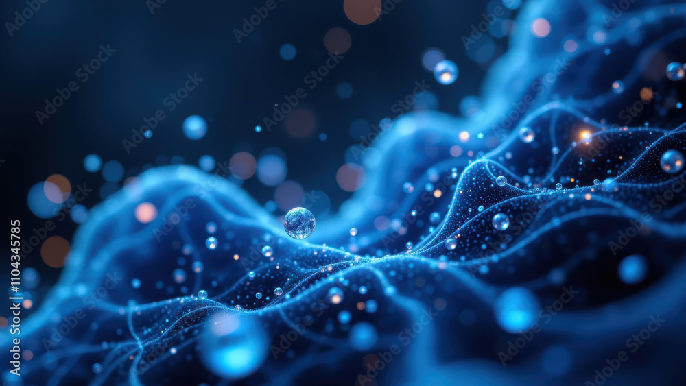 A dynamic visual representation of semaglutide with blue flowing particles against a dark backdrop, symbolizing its effects on metabolism and weight loss. A dynamic visual representation of semaglutide with blue flowing particles against a dark backdrop, symbolizing its effects on metabolism and weight loss.