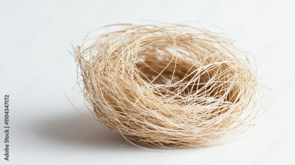 a ball of dry grass on a white surface, creating a stark contrast between the two colors The grass is a light brown color, and the white background provides a clea a ball of dry grass on a white surface, creating a stark contrast between the two colors The grass is a light brown color, and the white background provides a clea