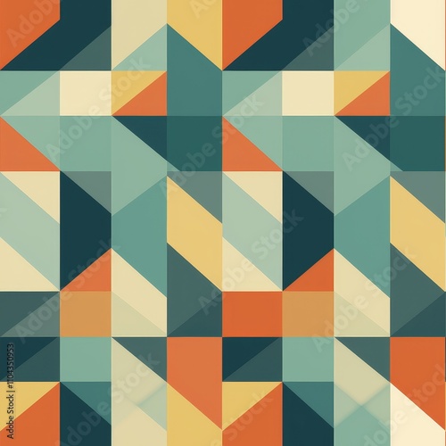 Wallpaper Mural Abstract Geometric Tile Texture Torontodigital.ca
